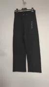 Balmain Wide-leg Cotton Track Pants In Black