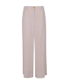 Balmain Wide-leg High-waist Trousers In Nude