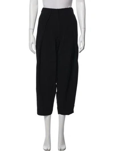 Pre-owned Balmain Wide Leg Pants In Black