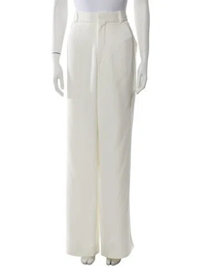 Pre-owned Balmain Wide Leg Pants In Neutral