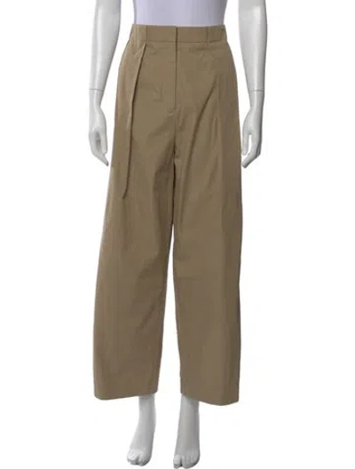 Pre-owned Balmain Wide Leg Pants In Neutral