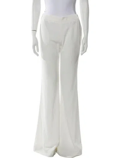 Pre-owned Balmain Wide Leg Pants W/ Tags In White