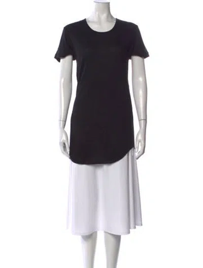 Pre-owned Balmain Wide Neck T-shirt Crew Neck T-shirt W/ Tags In Black
