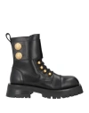 Balmain Ranger Boot Army-cuir De Veau In Black