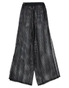Balmain Woman Beach Shorts And Pants Black Size L Polyester In Black