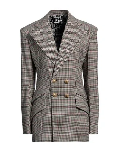Balmain Woman Blazer Beige Size Xs Polyester, Wool