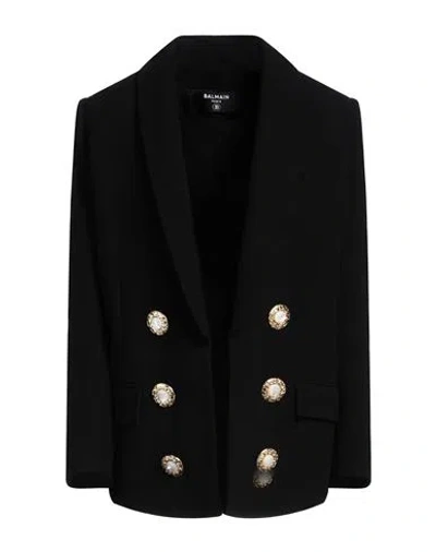 Balmain Black Crepe Jacket