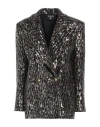 Balmain Woman Blazer Black Size 8 Rayon, Elastane, Viscose, Polyester In Black