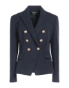 Balmain Woman Blazer Midnight Blue Size 14 Wool