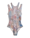 Balmain Woman Bodysuit Beige Size M Polyester, Elastane, Cotton In Beige