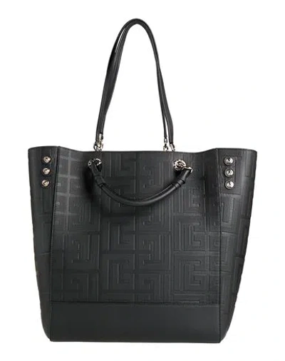 Balmain Woman Handbag Black Size - Leather