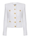 Balmain Tweed Jacket In White