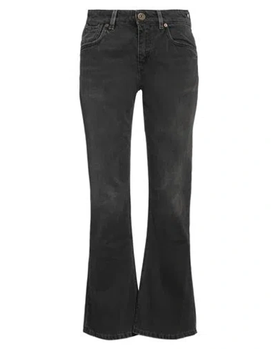 Balmain Woman Jeans Black Size 6 Cotton