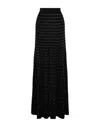 Balmain Long Skirts In Black