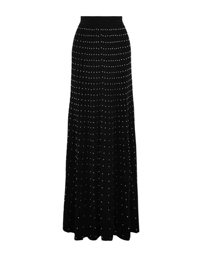 Balmain Long Skirts In Black