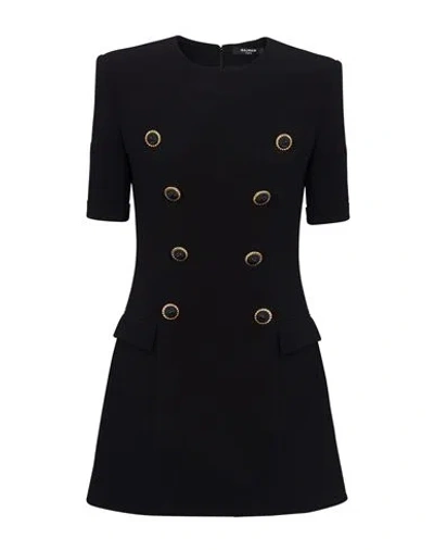 Balmain Dresses In Black