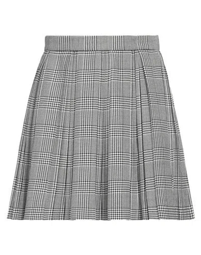 Balmain Woman Mini Skirt Black Size 4 Polyester, Virgin Wool