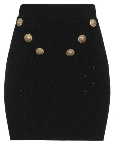 Balmain Knit Viscose Skirt In Multi
