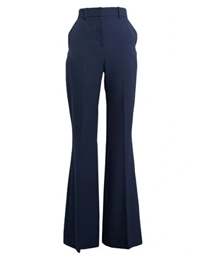 Balmain Woman Pants Midnight Blue Size 8 Virgin Wool