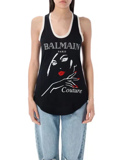 BALMAIN BALMAIN BEAUTY PRINT TANK TOP