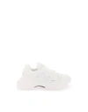 Balmain B-east Leather And Mesh Sneakers In White