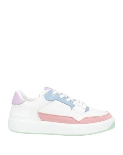 Balmain B-court Flip Sneakers In Multicolorpastel