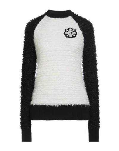Balmain Woman Sweater Off White Size 2 Mohair Wool, Polyimide, Wool