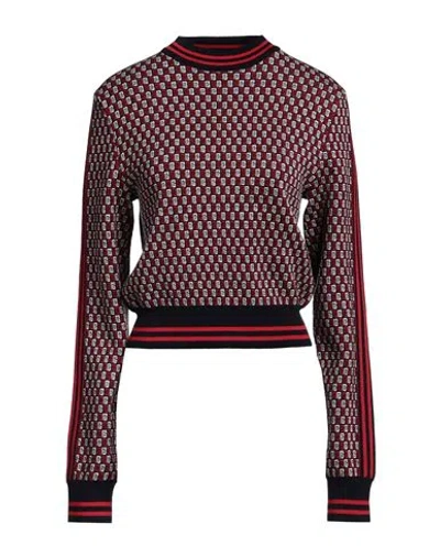 BALMAIN BALMAIN WOMAN SWEATER RED SIZE 10 WOOL, POLYAMIDE