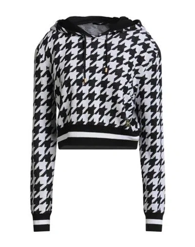 Balmain Woman Sweater White Size 2 Merino Wool, Linen, Polyamide