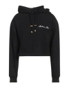 Balmain Logo-embroidered Cotton Hoodie In Black