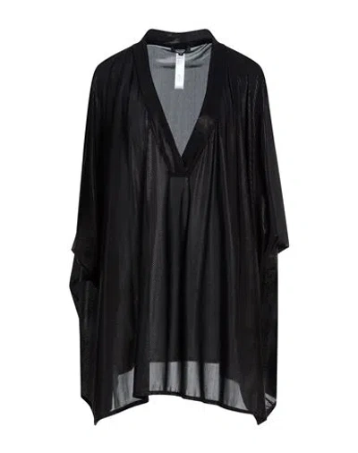 Balmain Woman Top Black Size L Polyamide, Elastane