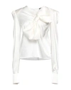 Balmain Bow-embellished Blouse In White