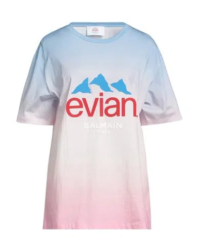 Balmain Woman T-shirt Pink Size S Cotton