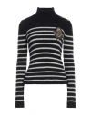 Balmain Sweaters In Black