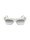 Balmain Women's 55mm Gradient Cat-eye Sunglasses In Crystal Grey