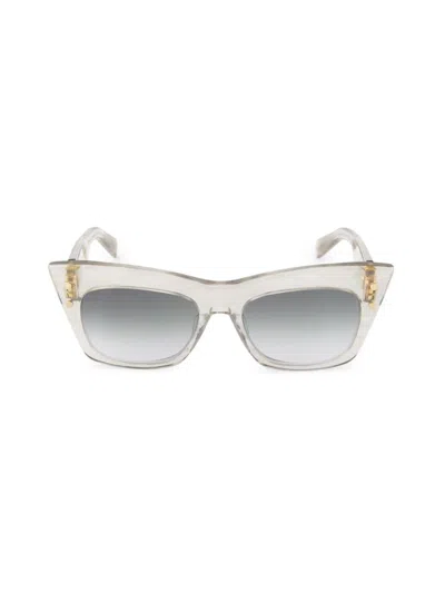 Balmain Women's 55mm Gradient Cat-eye Sunglasses In Crystal Grey