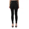 Balmain Jersey Leggings With 6 Buttons In Black