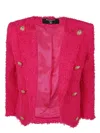 Balmain 8 Button Tweed Spencer Jacket