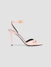 Balmain 75mm Anthem Leather Ankle-strap Sandals In Multi