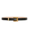 Balmain Anthem Leather Belt In Pattern