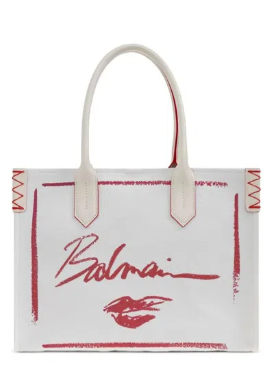 Balmain Women's B-army Shopper 36-lipstick Canvas