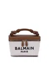Balmain B-army Vanity Handbag In Neutral