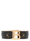 Balmain B-belt 7.5cm Accessories In Black