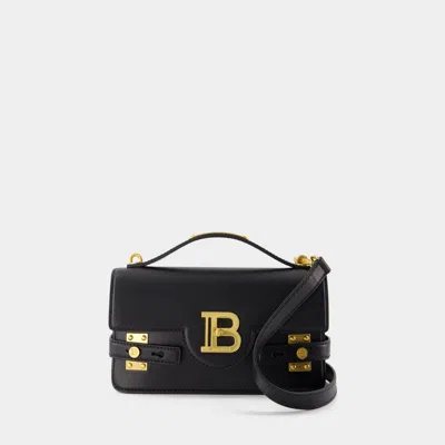 Balmain B-buzz 24 Crossbody - Leather - Black