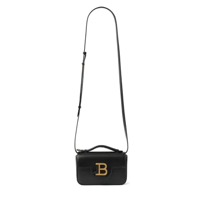 Balmain Women's B-buzz Mini 17 Calfskin Bag In Black