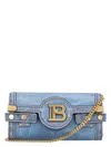 Balmain Women's B-buzz Pouch 23 In Blue