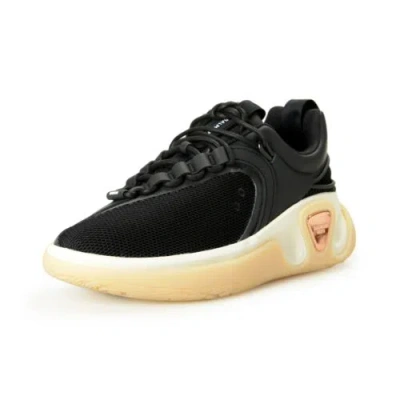 Pre-owned Balmain Women's "b Runner" Canvas & Leather Athletic Sneakers Shoes Us 10 Eur 40 In Black