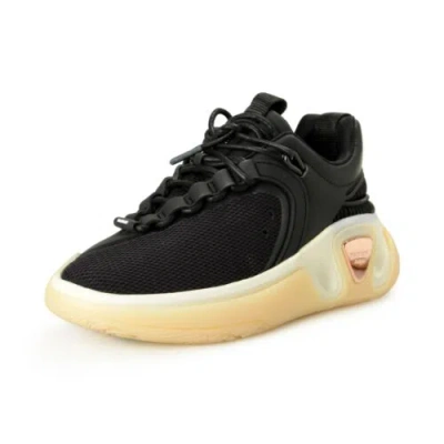 Pre-owned Balmain Women's "b Runner" Canvas & Leather Athletic Sneakers Shoes Us 8 Eur 38 In Black