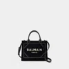 Balmain B-army Small Shopper Bag In White