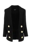 Balmain Women Black Crepe Blazer